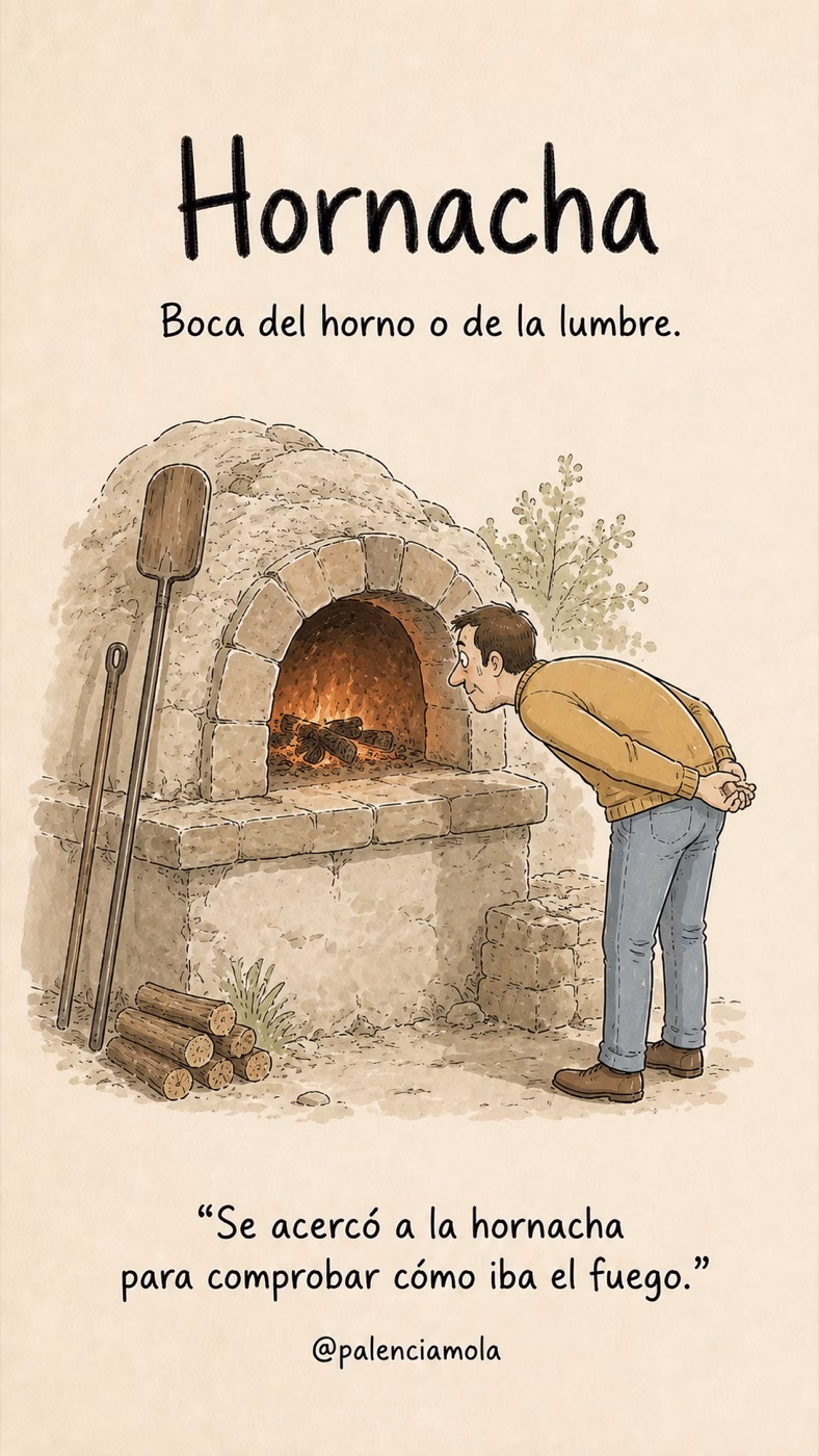 Ilustración de Hornacha: Boca del horno o de la lumbre.