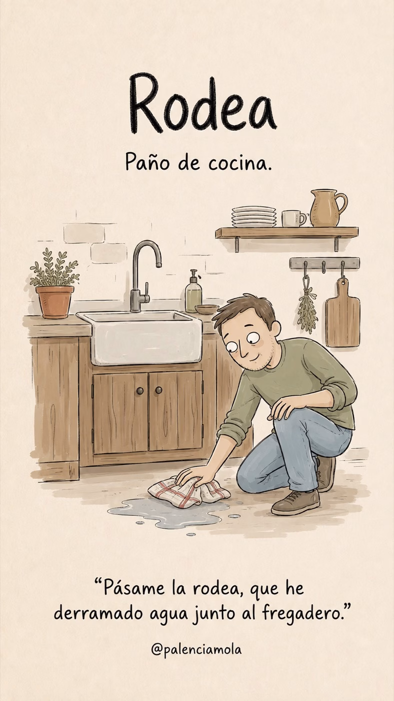 Ilustración de Rodea: Paño de cocina.